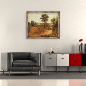 Tablou inramat - John Constable - O alee langa Dedham, 50 x 60 cm - Img 2
