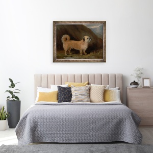 Tablou inramat - John E. Ferneley - Un Terrier Dandie Dinmont, 60 x 80 cm - Img 3