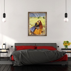 Tablou inramat - John Everett Millais - Fata oarba, 60 x 80 cm - Img 3
