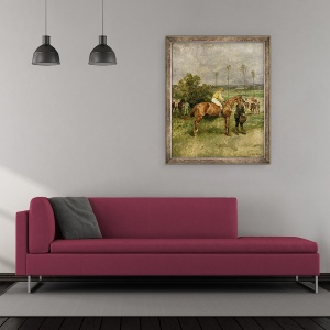 Tablou inramat - John Lewis Brown - inainte de a incepe, 70 x 85 cm - Img 2