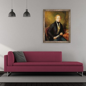 Tablou inramat - John Linnell - Sir Robert Peel, 70 x 85 cm - Img 2