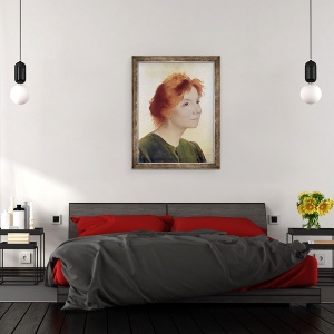 Tablou inramat - Joseph Granie - Yvette Guilbert 1867-1944 1895, 60 x 80 cm - Img 3