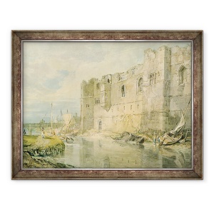 Tablou inramat - Joseph Mallord William Turner - Newark-upon-Trent, 70 x 90 cm
