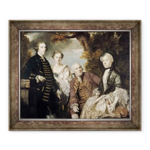 Tablou inramat - Joshua Reynolds - Familia Roffey, 70 x 85 cm