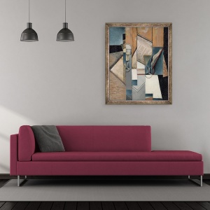 Tablou inramat - Juan Gris - Cartea, 70 x 85 cm - Img 2