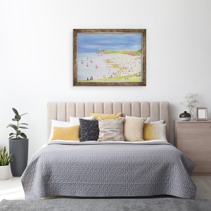 Tablou inramat - Judy Joel - Stanci si golf, 70 x 90 cm - Img 3