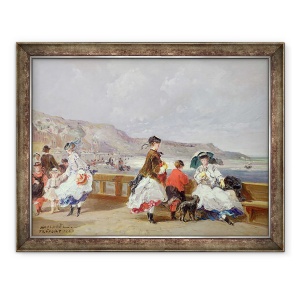 Tablou inramat - Jules Achille Noel - Le Treport, 70 x 90 cm