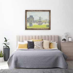 Tablou inramat - Julian Barrow - Dupa-amiaza in Tuileries, 60 x 80 cm - Img 3