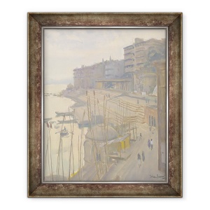 Tablou inramat - Julian Barrow - Gangele de la Varanesi, 70 x 85 cm