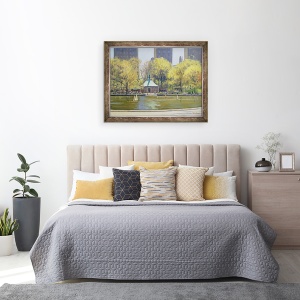 Tablou inramat - Julian Barrow - Lacul cu barca, Parcul Central, New York, 60 x 80 cm - Img 3