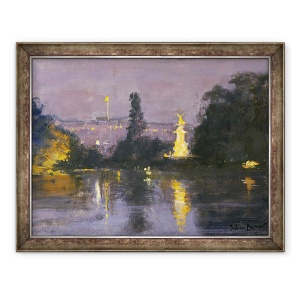 Tablou inramat - Julian Barrow - Palatul Buckingham - Noapte, 60 x 80 cm