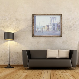 Tablou inramat - Julian Barrow - Podul Brooklyn, 70 x 90 cm - Img 2
