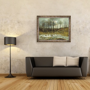 Tablou inramat - Karl Buchholz - Ultima zapada la Weimar, 70 x 90 cm - Img 2