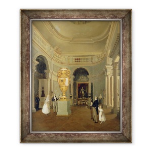 Tablou inramat - Karl Pavlovich Beggrov - Sala ovala a Schitului Vechi, 50 x 60 cm