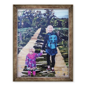 Tablou inramat - Kirstie Adamson - Birdie & Belle, 60 x 80 cm