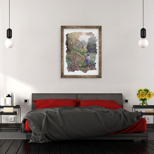 Tablou inramat - Kirstie Adamson - Dimineata de, 70 x 90 cm - Img 3