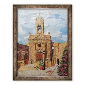 Tablou inramat - Kirstie Adamson - Santa Luċija, 70 x 90 cm
