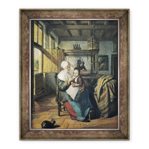 Tablou inramat - Koedyck - Atelierul tesatorului, 50 x 60 cm