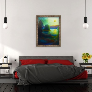 Tablou inramat - Lee Campbell - Lumina Iarna, 2019, 60 x 80 cm - Img 3