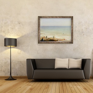 Tablou inramat - Leon Cogniet - Memoria lui Langrune, 70 x 90 cm - Img 2