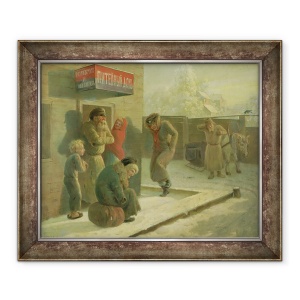 Tablou inramat - Leonid Ivanovich Solomatkin - A Pub, 70 x 85 cm