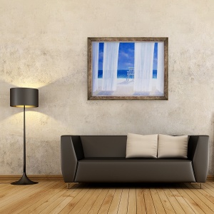 Tablou inramat - Lincoln Seligman - Cabana, 70 x 90 cm - Img 2