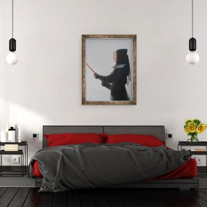 Tablou inramat - Lincoln Seligman - Luptator Kendo I, 70 x 90 cm - Img 3