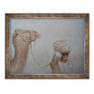 Tablou inramat - Lincoln Seligman - Omul de conducere Camel, 70 x 90 cm