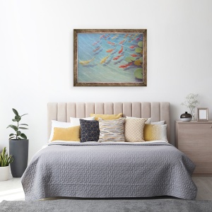 Tablou inramat - Lincoln Seligman - Pestele, 70 x 90 cm - Img 3