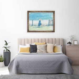 Tablou inramat - Lincoln Seligman - Pictura Marii, 70 x 90 cm - Img 3