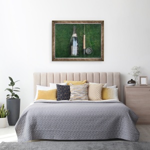 Tablou inramat - Lincoln Seligman - Sticla si tija II, 60 x 80 cm - Img 3
