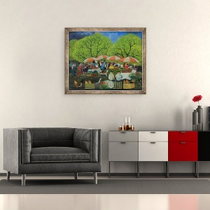 Tablou inramat - Lisa Graa Jensen - Grapefruit, 50 x 60 cm - Img 2