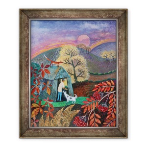 Tablou inramat - Lisa Graa Jensen - Sfarsitul zilei, 2018, 50 x 60 cm