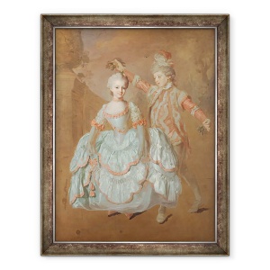 Tablou inramat - Lorens the Younger Pasch - Copii dansatori, 60 x 80 cm