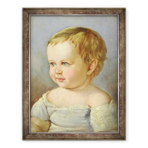 Tablou inramat - Louis Asher - Portretul unui Copil, 60 x 80 cm