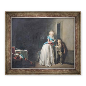 Tablou inramat - Louis Leopold Boilly - Vizita primita, 70 x 85 cm