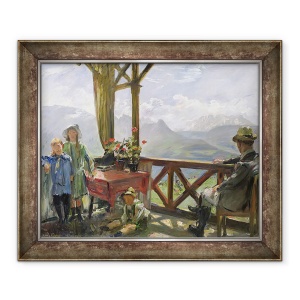 Tablou inramat - Lovis Corinth - Klobenstein, 70 x 85 cm
