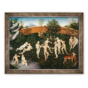 Tablou inramat - Lucas Cranach the Elder - Epoca de Aur, 60 x 80 cm
