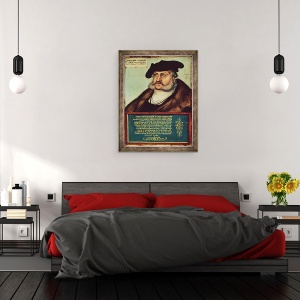 Tablou inramat - Lucas Cranach the Elder - Portret De Frederick III, 60 x 80 cm - Img 3