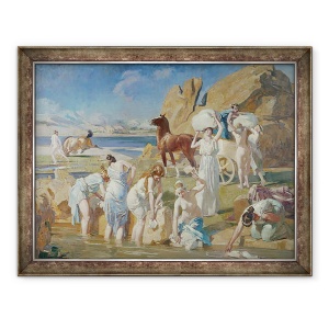 Tablou inramat - Lucien Simon - Nausicaa la Fantana, 60 x 80 cm