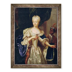 Tablou inramat - Luedden - Portret De Printesa Charlotte De Brunswick-Luneburg, 60 x 80 cm
