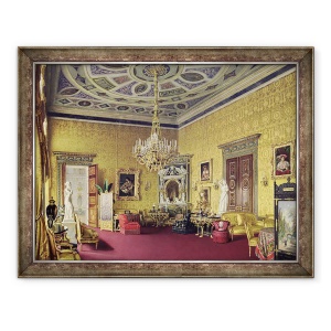 Tablou inramat - Luigi Premazzi - Sala Lyons din Palatul Catherine de la Tsarskoye Selo, 60 x 80 cm