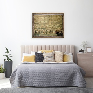Tablou inramat - Luis Paret y Alcazar - Balul Mascat, 60 x 80 cm - Img 3
