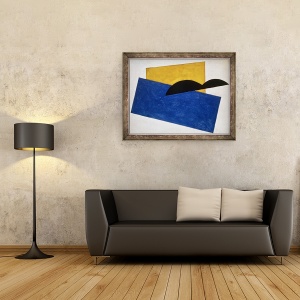 Tablou inramat - Lyubov Sergeevna Popova - Arhitectonica Artistica, 70 x 90 cm - Img 2
