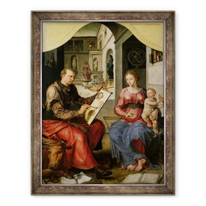 Tablou inramat - Maerten van Heemskerck - Luca Pictura Fecioarei, 60 x 80 cm
