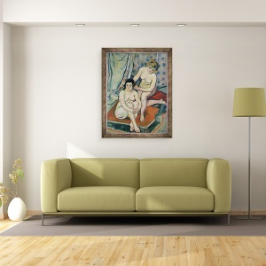 Tablou inramat - Marie Clementine Valadon - Cei doi scaldatori, 70 x 90 cm - Img 2
