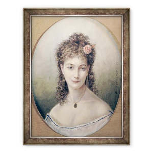 Tablou inramat - Marie Desire Bourgoin - Sarah Bernhardt 1844-1923 1869, 70 x 90 cm