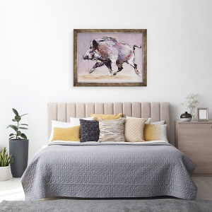 Tablou inramat - Mark Adlington - mistret alergator, 60 x 80 cm - Img 3