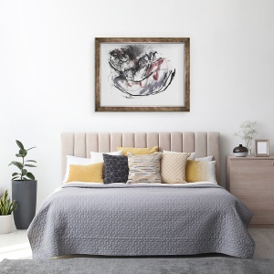 Tablou inramat - Mark Adlington - Otter caine, 70 x 90 cm - Img 3