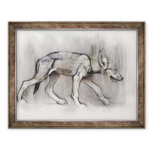 Tablou inramat - Mark Adlington - Pup Lean Lupul Arabian, 70 x 90 cm